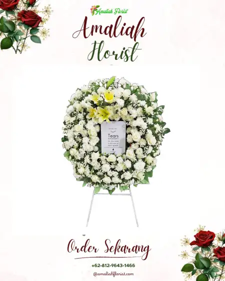 Krans Bunga Duka Sempol
